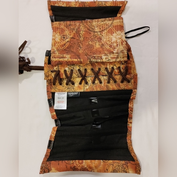 NWT Vintage Goth Size 22,Shades of Sepia Waist Trainer - Picture 5 of 9